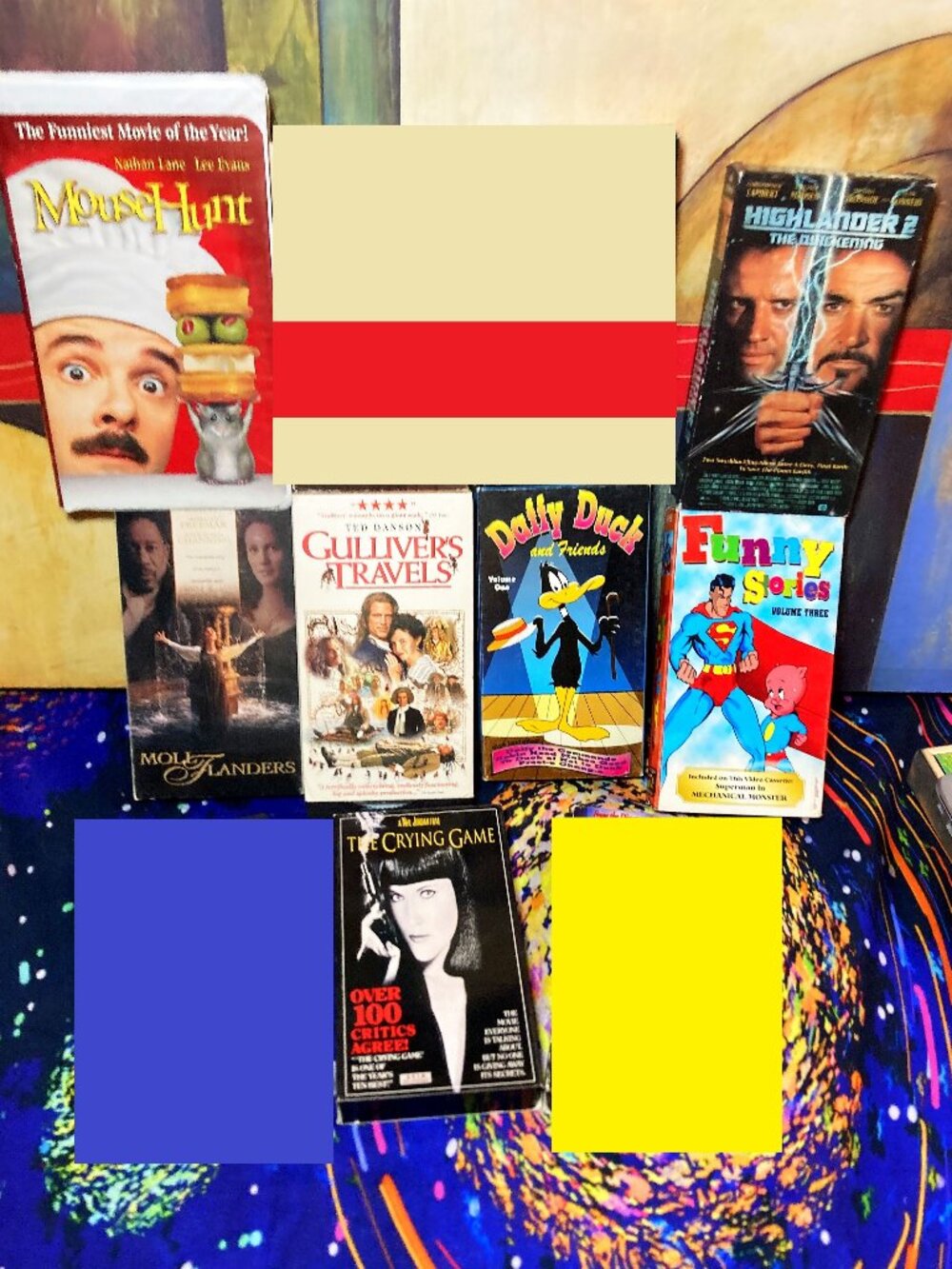 VINTAGE MOVIE VHS VIDEO CASSETTE LOT